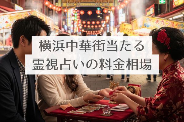 横浜中華街霊視占い料金相場
