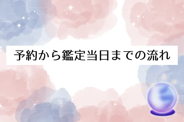 予約から鑑定当日までの流れ