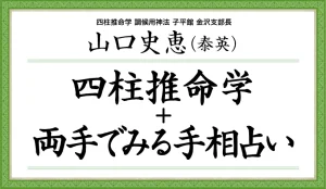 山口史恵(泰英)四柱推命学+両手で見る手相の店舗情報